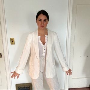 Free People white blazer EUC